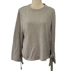Sharagano Gray Long Sleeve Sweatshirt